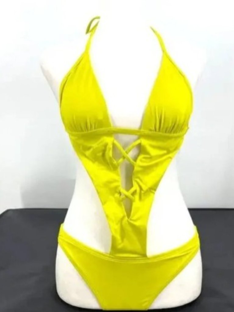 Lspace Swimsuit Size S Lime Green Nwt Cutout One Piece $187 Resort Cruise Luxe